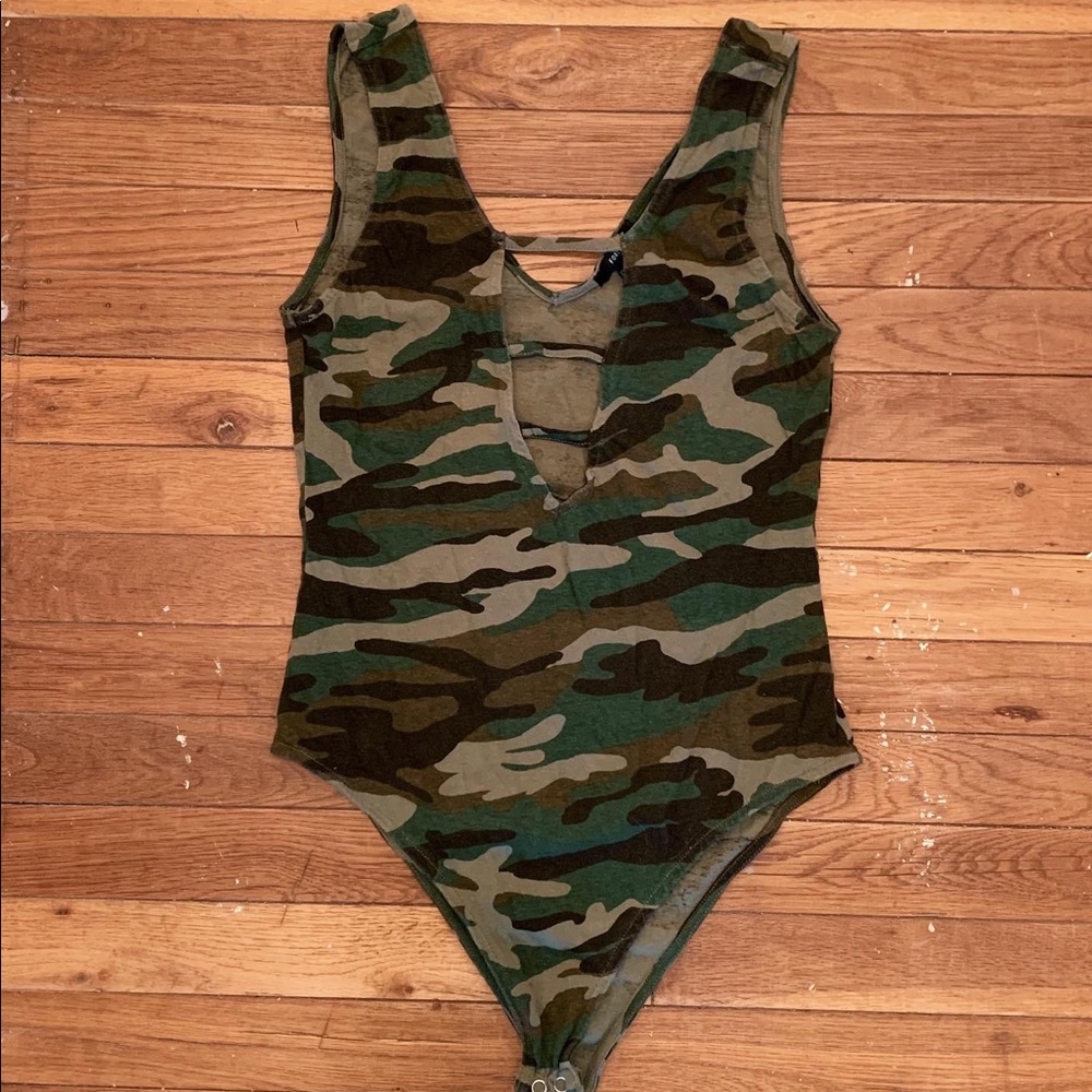 Camo bodysuit